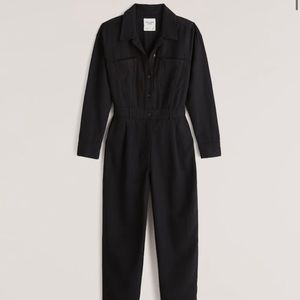 Abercrombie & Fitch Black Jumpsuit